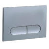 Панель змиву KOER KT-0608-01 240x160x10mm пластикова, кнопка закруглена (колір хром) Панель змиву KOER KT-0608-01 240x160x10mm пластикова, кнопка закруглена (колір хром)