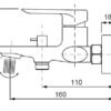 Змішувач для ванни з коротким виливом KOER KB-40028-07 (Колір графіт) Змішувач для ванни з коротким виливом KOER KB-40028-07 (Колір графіт)