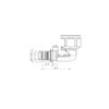 Кутник перехідний з ВР Koer KA.L08F-16 - 16(2.2mm) x 3/4"F