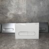 Панель змиву KOER KT-0608-03 240x160x10mm пластикова, кнопка закруглена (колір білий)