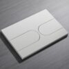 Панель змиву KOER KT-0604-03 240x160x10mm пластикова, кнопка закруглена (колір білий) Панель змиву KOER KT-0604-03 240x160x10mm пластикова, кнопка закруглена (колір білий)