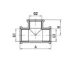 Трійник редукційний 3/4"х1/2"х3/4" ВВВ Koer .T080608F.WN (без нікелю) Трійник редукційний 3/4"х1/2"х3/4" ВВВ Koer .T080608F.WN (без нікелю)