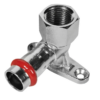 Коліно настінне 90° ВР KOER KQ.V2206F PRESS-INOX AISI 304 22x1/2" Коліно настінне 90° ВР KOER KQ.V2206F PRESS-INOX AISI 304 22x1/2"