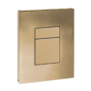 Панель змиву KOER KT-0607-12 157x198x3mm пластикова, кнопка квадратна (колір матове золото)