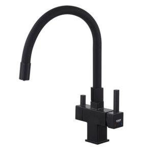 Змішувач для кухні з виходом для питної води KOER KB-72023-05 (Колір чорний+силіконовий вилив чорний) Змішувач для кухні з виходом для питної води KOER KB-72023-05 (Колір чорний+силіконовий вилив чорний)
