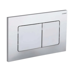 Панель змиву KOER KT-0602-01 240x160x10mm пластикова, кнопка квадратна (колір хром) Панель змиву KOER KT-0602-01 240x160x10mm пластикова, кнопка квадратна (колір хром)