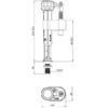 Комплект арматури: KOER KT-0302-1/2" спускна + наповнювальна з НИЖНІМ підведенням, пласт. різьба 1/2" Комплект арматури: KOER KT-0302-1/2" спускна + наповнювальна з НИЖНІМ підведенням, пласт. різьба 1/2"
