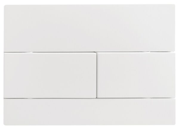 Панель змиву KOER KT-0603-03 240x160x10mm пластикова, кнопка лінійна (колір білий)