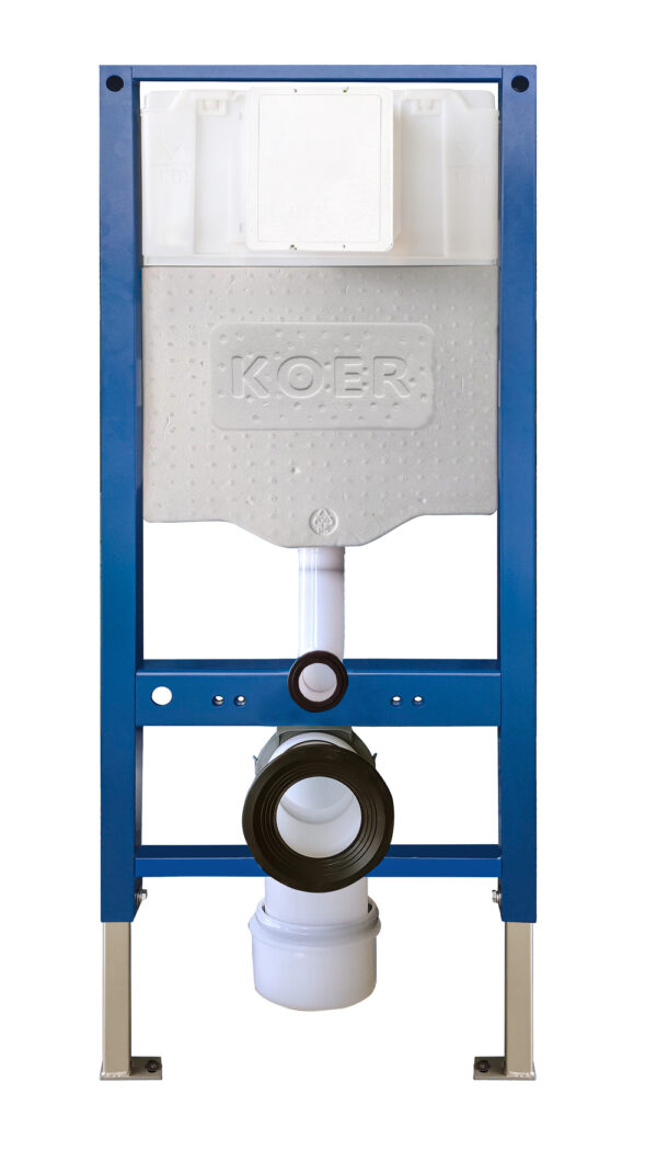 Інсталяція для підвісного унітазу KOER KT-0503-01 500x126x1150mm з панеллю змиву KT-0606-01 хром Інсталяція для підвісного унітазу KOER KT-0503-01 500x126x1150mm з панеллю змиву KT-0606-01 хром