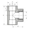 Трійник ВР 25x1/2F PPR Koer K0104.PRO Трійник ВР 25x1/2F PPR Koer K0104.PRO