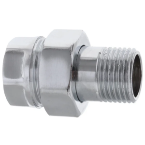 Згін американка (хром) 1/2 "прямий Koer KR.341.chr Згін американка (хром) 1/2 "прямий Koer KR.341.chr