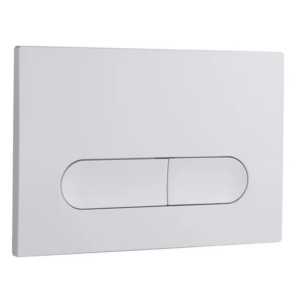 Панель змиву KOER KT-0608-03 240x160x10mm пластикова, кнопка закруглена (колір білий) Панель змиву KOER KT-0608-03 240x160x10mm пластикова, кнопка закруглена (колір білий)