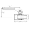 Кран кульовий Koer KG.205 - 1/2" FM ГШВ (газ) Кран кульовий Koer KG.205 - 1/2" FM ГШВ (газ)