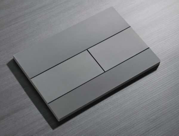 Панель змиву KOER KT-0603-07 240x160x10mm пластикова, кнопка лінійна (колір графіт) Панель змиву KOER KT-0603-07 240x160x10mm пластикова, кнопка лінійна (колір графіт)