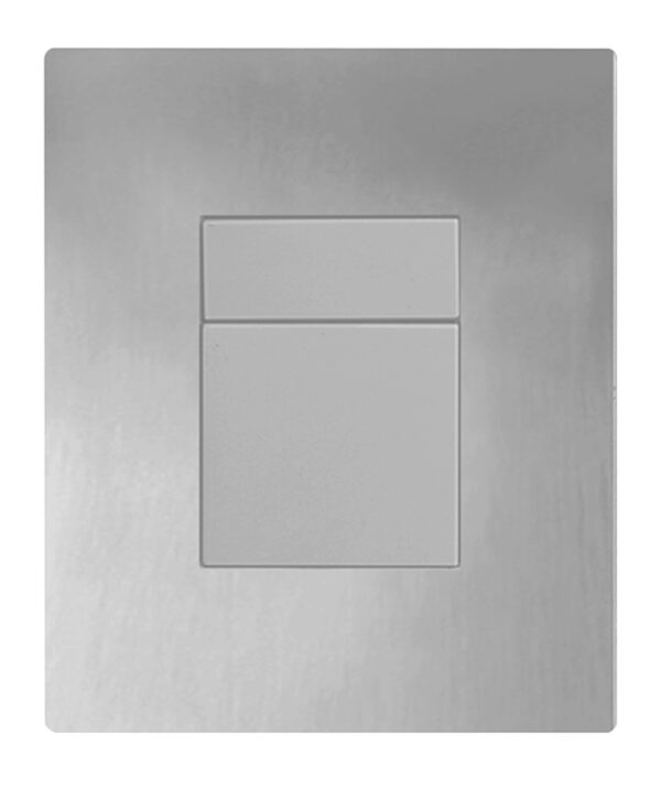 Панель змиву KOER KT-0607-01 157x198x3mm пластикова, кнопка квадратна (колір хром)