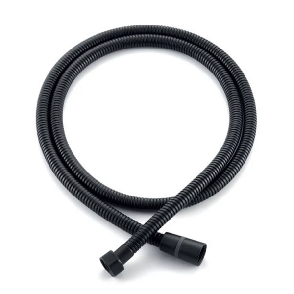 Шланг для душу KOER KB-0801-150-05 BLACK, обплетка нержавіюча сталь 150 см (Колір чорний)