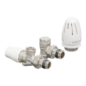 Комплект для підключення радіатора Koer SET-16 - 1/2"x3/4" (осьовий) з термоголовкою ЗЗ