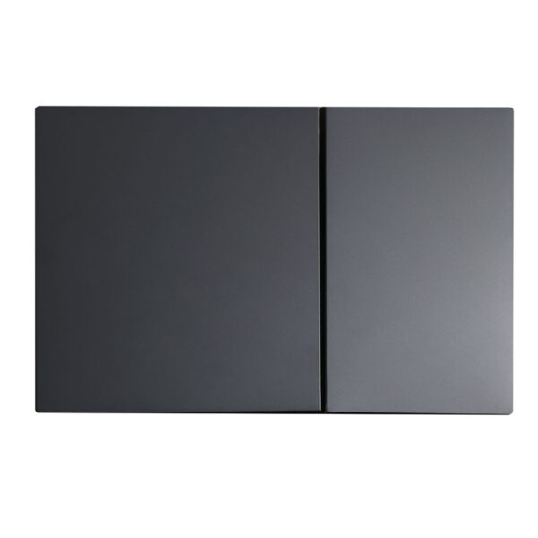 Панель змиву KOER KT-0610-05 240x160x32mm пластикова, кнопка квадратна (колір чорний матовий) Панель змиву KOER KT-0610-05 240x160x32mm пластикова, кнопка квадратна (колір чорний матовий)