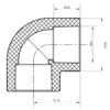 Кут 90 90 PPR Koer K0205.PRO Кут 90 90 PPR Koer K0205.PRO