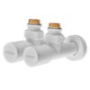Комплект кранів рушникосушарки кутовий M1/2''xM1/2'' подовжений KOER KR.SET.534 WHITE Комплект кранів рушникосушарки кутовий M1/2''xM1/2'' подовжений KOER KR.SET.534 WHITE