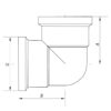 Кут 3/4'' ВВ Koer KF.L08F