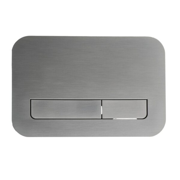 Панель змиву KOER KT-0609-07 240x160x7mm пластикова, кнопка лінійна (колір графіт) Панель змиву KOER KT-0609-07 240x160x7mm пластикова, кнопка лінійна (колір графіт)