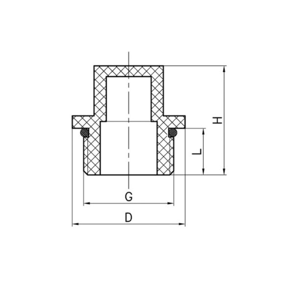 Заглушка Koer K0278.PRO - 3/4 PPR ЗР Заглушка Koer K0278.PRO - 3/4 PPR ЗР