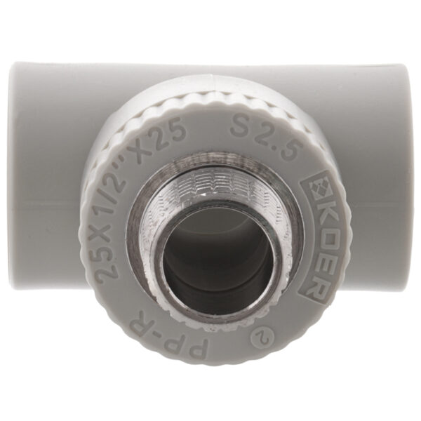 Трійник НР 25x1/2M PPR KOER K0109.PRO Трійник НР 25x1/2M PPR KOER K0109.PRO