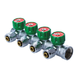 Колектор для теплої підлоги з фітингом Koer KR.1121-4 3/4"x4 ways Колектор для теплої підлоги з фітингом Koer KR.1121-4 3/4"x4 ways