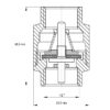 Клапан зворотний 1/2" (Koer KR.171) Клапан зворотний 1/2" (Koer KR.171)