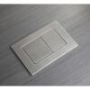 Панель змиву KOER KT-0612-02 240x160x10mm з нержавіючої сталі, кнопка квадратна SUS304 Панель змиву KOER KT-0612-02 240x160x10mm з нержавіючої сталі, кнопка квадратна SUS304