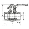 Кран кульовий PPR КШ (ручка) для гарячої води 25 (Koer K0176.PRO)