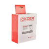 Комплект кранів рушникосушарки кутовий M1/2''xM1/2'' подовжений хромований KOER KR.SET.533 Комплект кранів рушникосушарки кутовий M1/2''xM1/2'' подовжений хромований KOER KR.SET.533