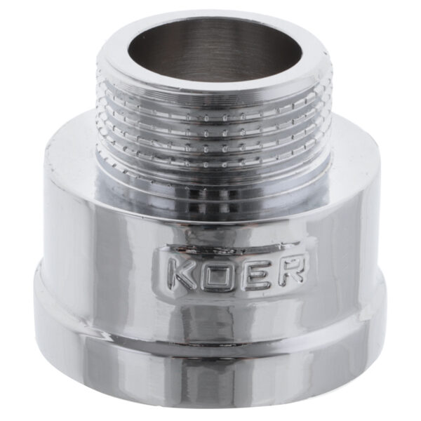 Перехідник (коннектор) 3/4 "х1" (хром) Koer KF.A0810.CHR