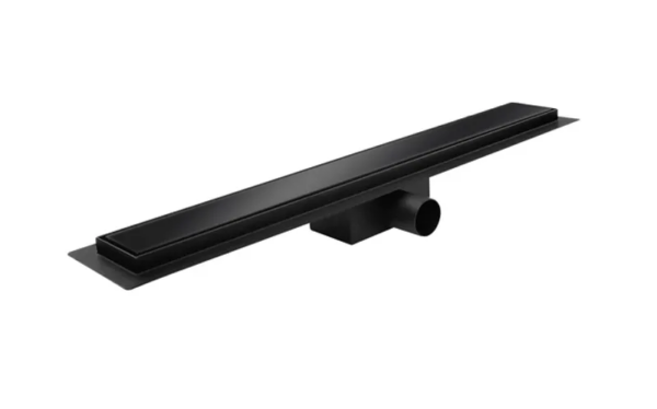 Душовий трап KOER FD08-70x700-GLASS BLACK з нержавіючої сталі SUS304 70x700мм зі скляною панеллю