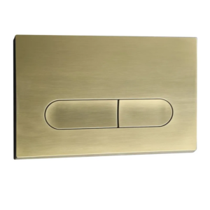 Панель змиву KOER KT-0608-12 240x160x10mm пластикова, кнопка закруглена (колір матове золото) Панель змиву KOER KT-0608-12 240x160x10mm пластикова, кнопка закруглена (колір матове золото)
