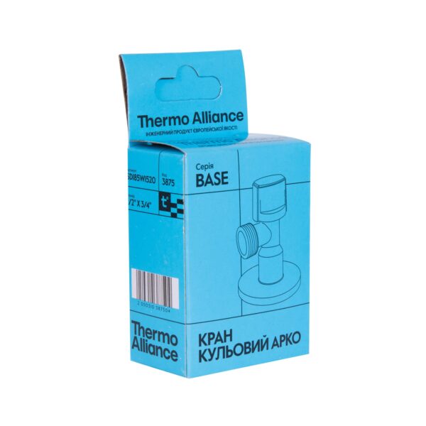 Кран приладовий Thermo Alliance Base 1/2"х3/4" ЗР SD185W1520 Кран приладовий Thermo Alliance Base 1/2"х3/4" ЗР SD185W1520