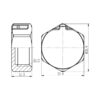 Заглушка Thermo Alliance Forte 1/2" ЗР хром SF353H15 Заглушка Thermo Alliance Forte 1/2" ЗР хром SF353H15