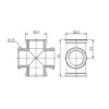 Хрестовина Thermo Alliance Forte 1/2" ВВ SF35415
