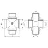 Хрестовина Thermo Alliance Forte 1/2" ВЗ SF35515