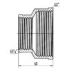 Муфта редукційна Thermo Alliance Forte 2"х1" 1/4 ВВ SF3575032 Муфта редукційна Thermo Alliance Forte 2"х1" 1/4 ВВ SF3575032