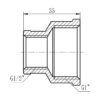 Муфта редукційна Thermo Alliance Forte 1"х1/2" ВВ SF3572515 Муфта редукційна Thermo Alliance Forte 1"х1/2" ВВ SF3572515