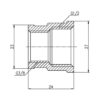 Муфта редукційна Thermo Alliance Forte 1/2"х3/8" ВВ SF357159 Муфта редукційна Thermo Alliance Forte 1/2"х3/8" ВВ SF357159