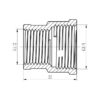 Муфта Thermo Alliance Forte 1/2" ВВ хром SF357H2015