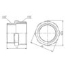 Ніпель редукційний Thermo Alliance Forte 1 1/2"х11/4" SF3594032 Ніпель редукційний Thermo Alliance Forte 1 1/2"х11/4" SF3594032