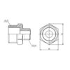 Ніпель редукційний Thermo Alliance Forte 1/2"х1/4" SF359156 Ніпель редукційний Thermo Alliance Forte 1/2"х1/4" SF359156