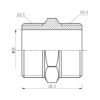 Ніпель Thermo Alliance Forte 3/4" SF35820 Ніпель Thermo Alliance Forte 3/4" SF35820