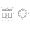 Ніпель Thermo Alliance Forte 3/8" SF3589 Ніпель Thermo Alliance Forte 3/8" SF3589