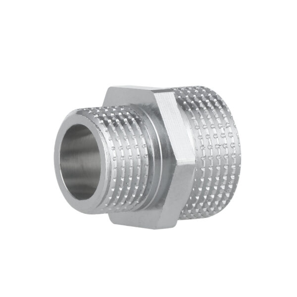 Ніпель редукційний Thermo Alliance Forte 3/4"х1/2" хром SF359H2015 Ніпель редукційний Thermo Alliance Forte 3/4"х1/2" хром SF359H2015