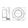 Перехід Thermo Alliance Forte 2"х1" 1/2 ВЗ SF3605040 Перехід Thermo Alliance Forte 2"х1" 1/2 ВЗ SF3605040